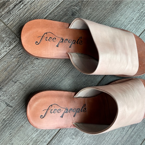 Free People Vicente Slide Sandal - Natural - Picture 3 of 8